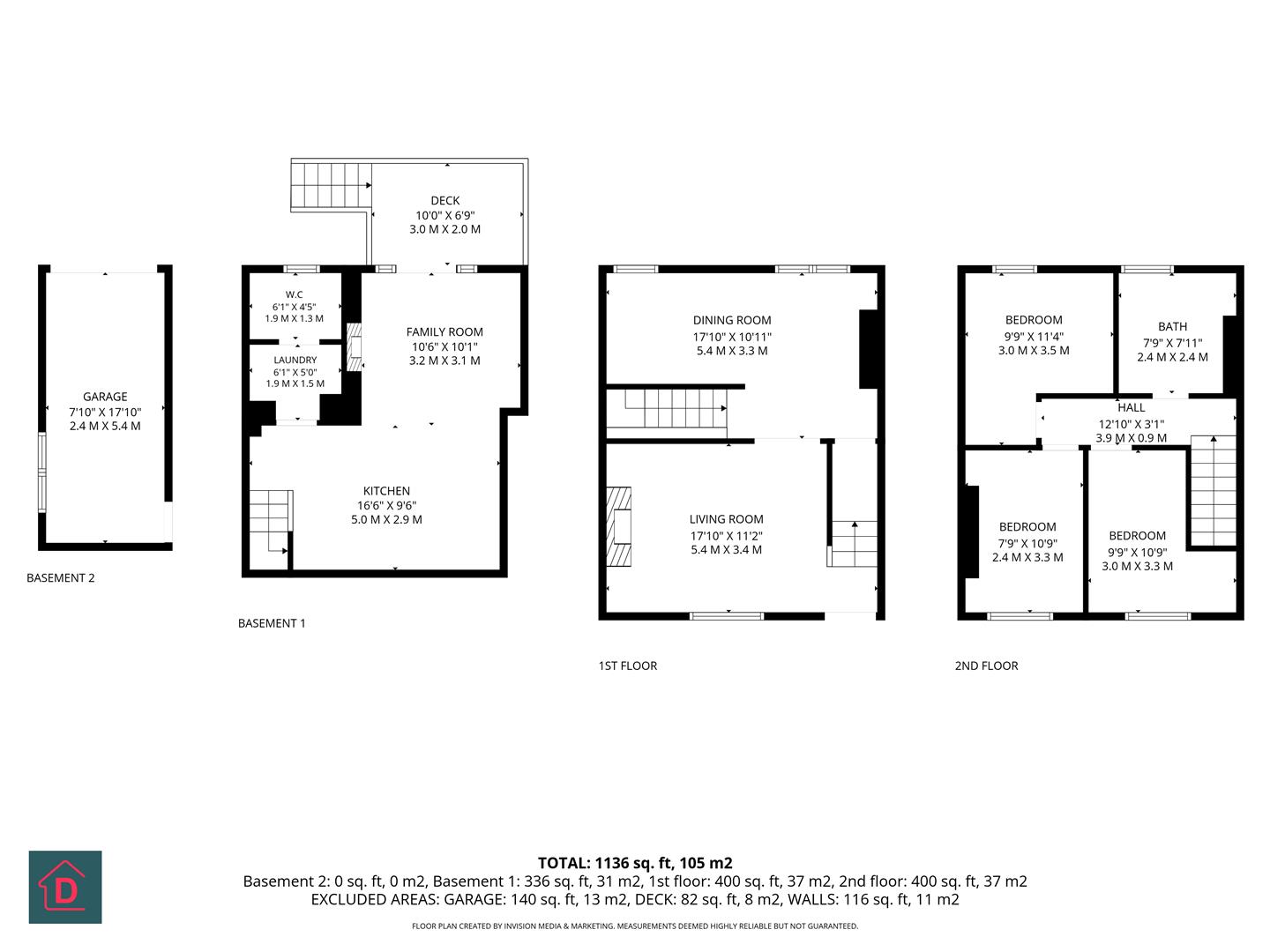 Floorplan — 12 Upper Dukes Road, Douglas, Isle of Man.