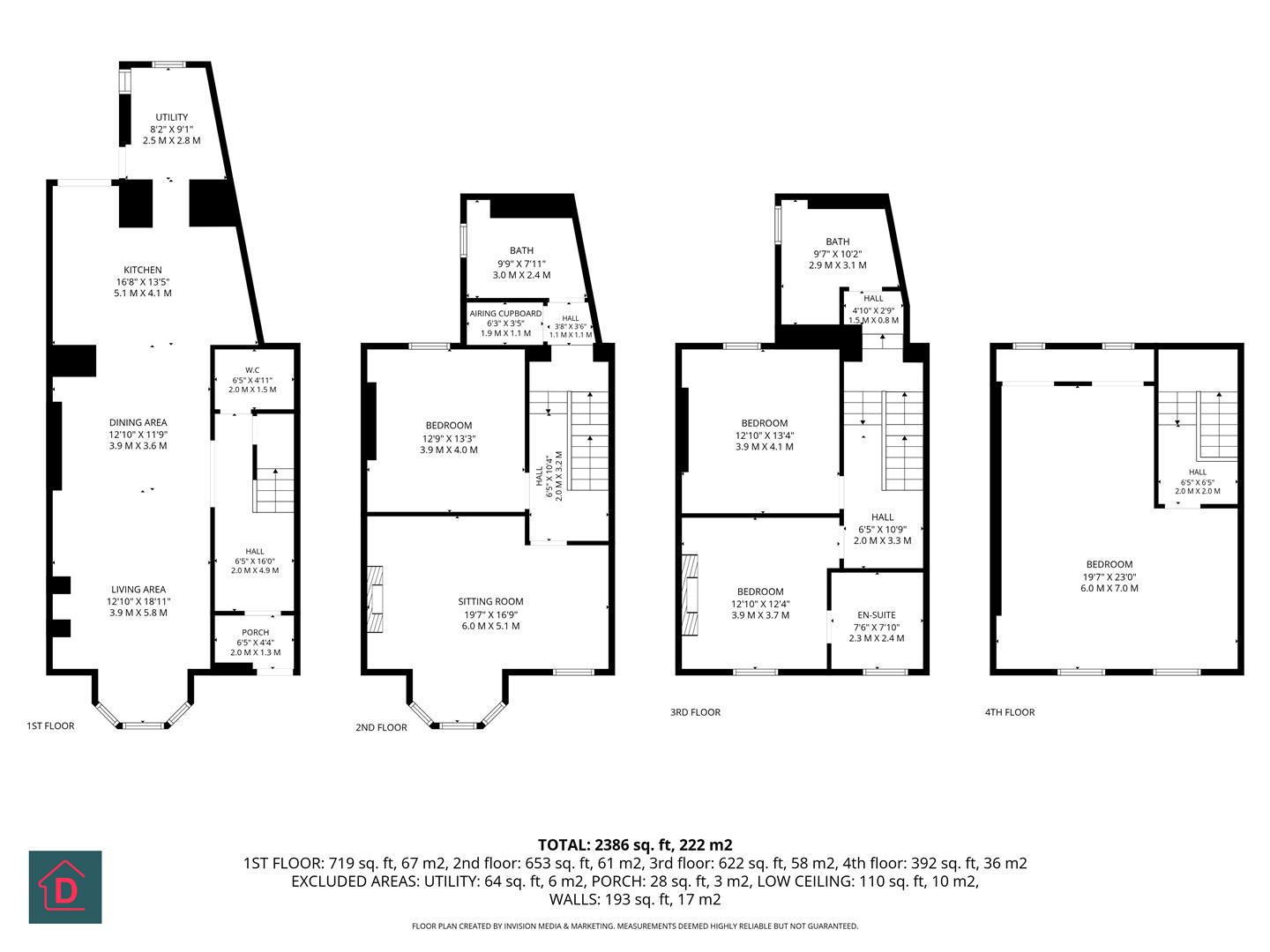 Floorplan — 8 Primrose Terrace, Port St Mary, Isle of Man.