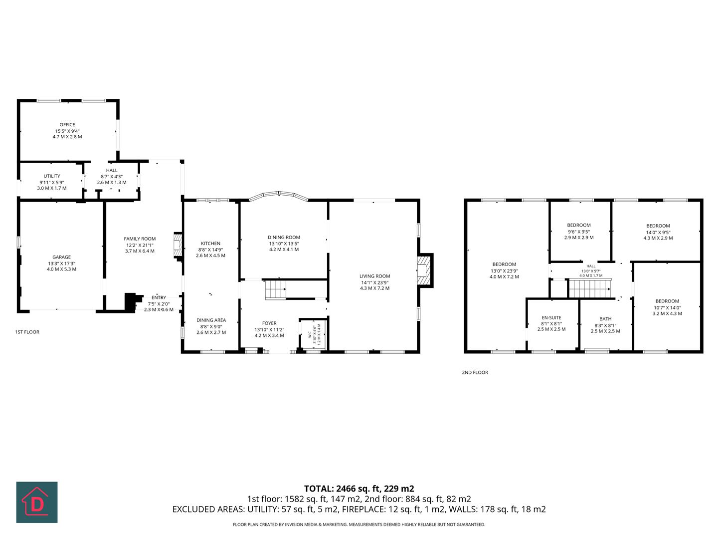 Floorplan — 10, The Abbey Woods, Douglas, Isle Of Man.