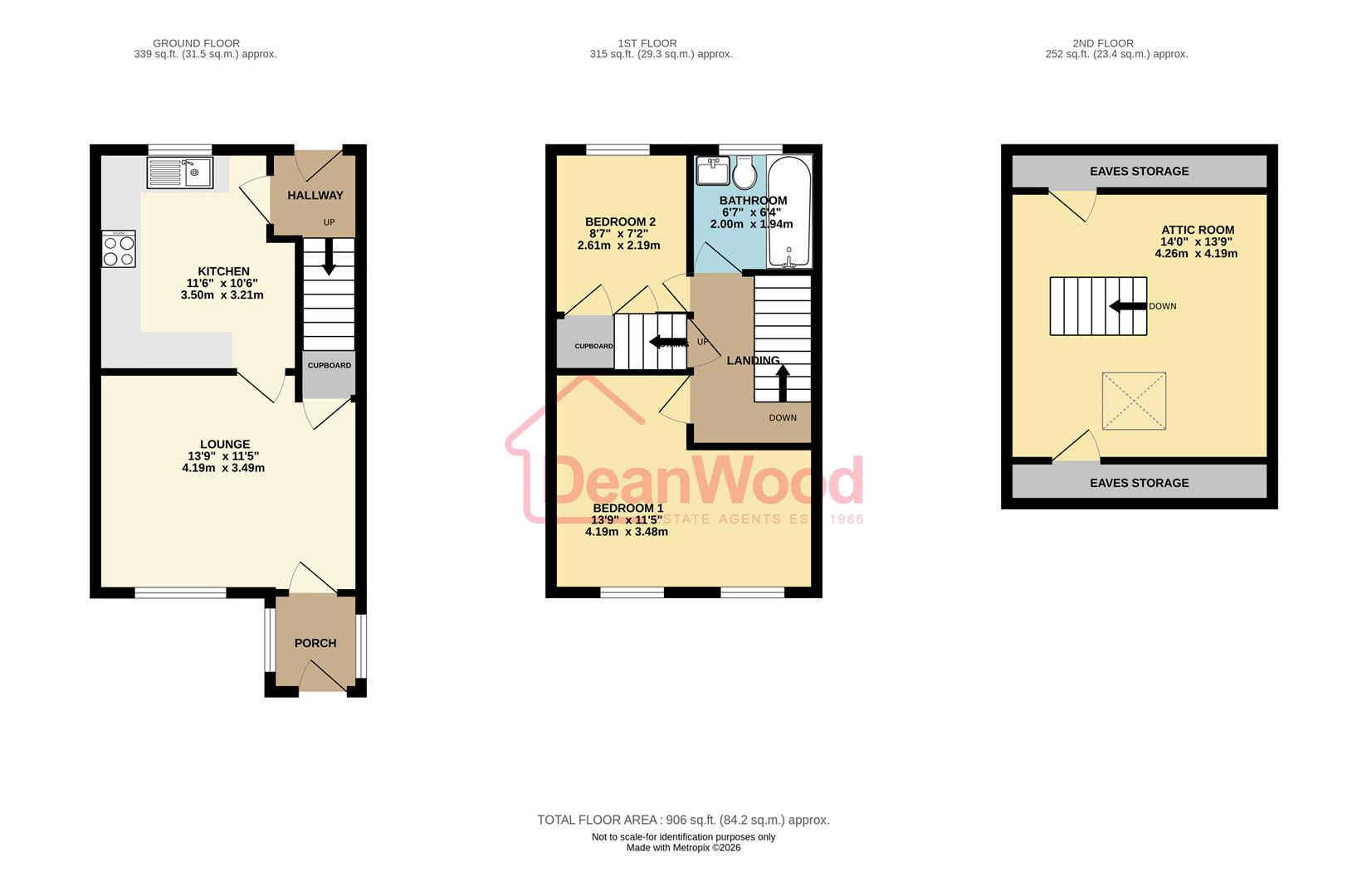 Floorplan — 11 Lhon Dhoo Close, Onchan, Isle Of Man.