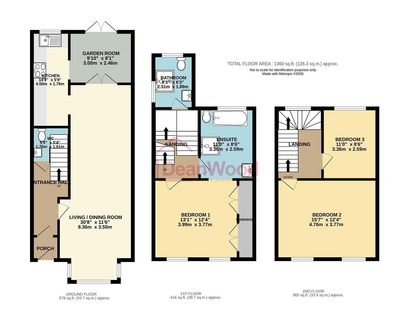 Floorplan — 18, The Crofts, Castletown, Isle of Man.