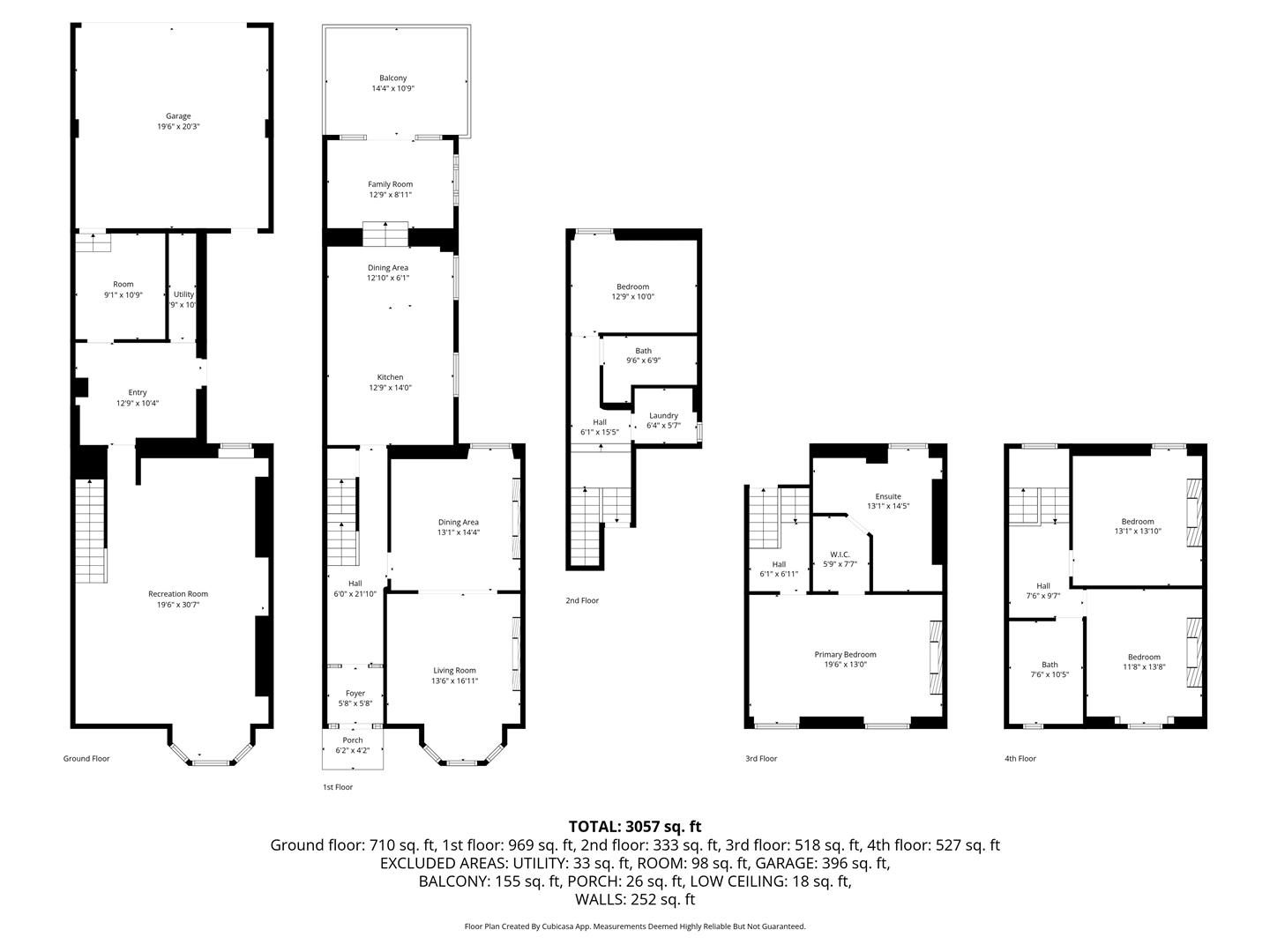 Floorplan — 14 Queens Avenue, Douglas.