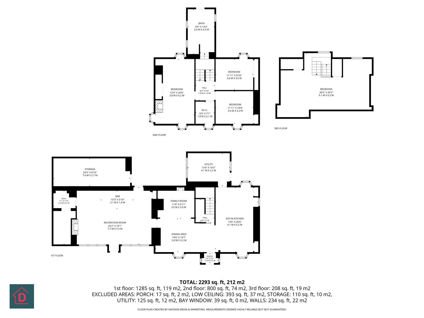 Floorplan — The Highlander, Main Road, Crosby, Isle Of Man.
