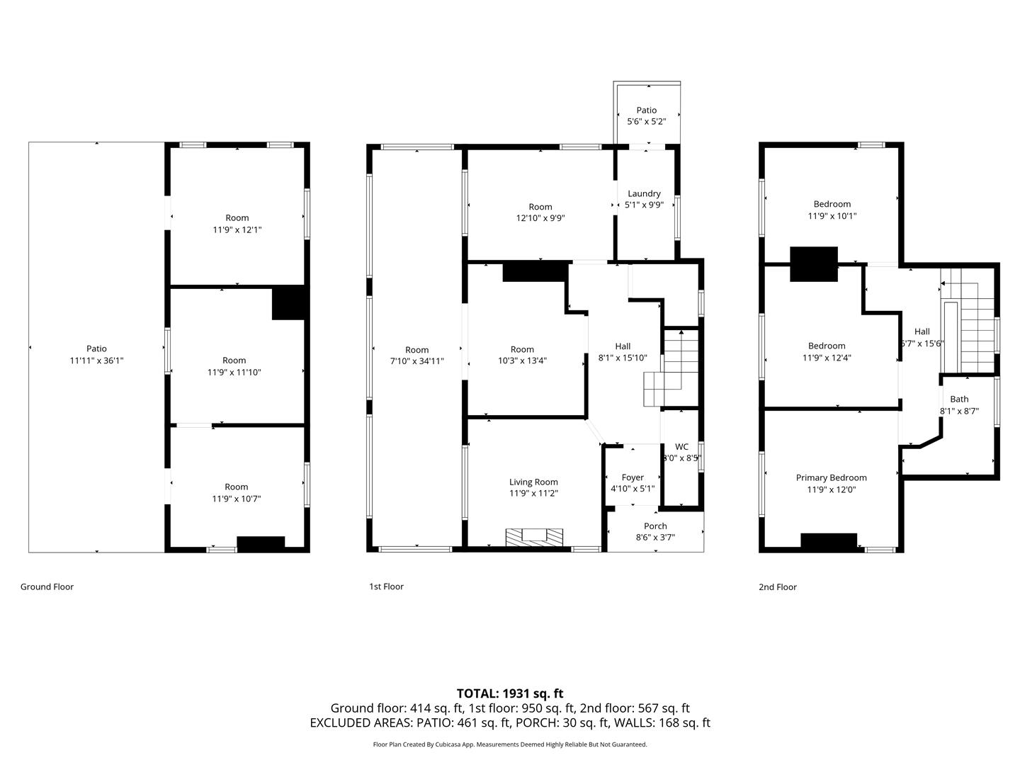 Floorplan — Headlands, Pinfold Hill, Laxey, Isle Of Man.