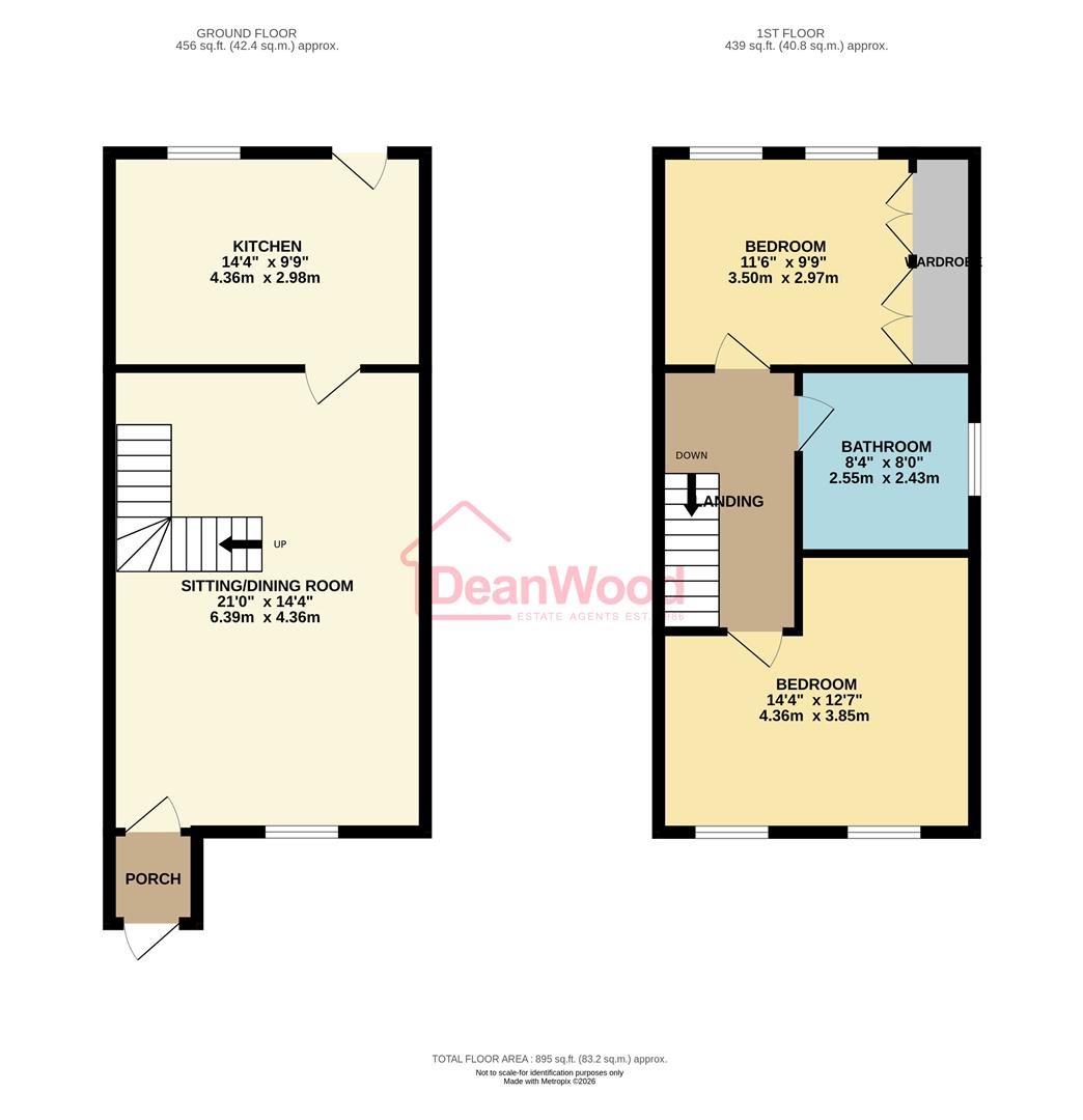 Floorplan — 1 Mount View Terrace, Onchan, Isle of Man.