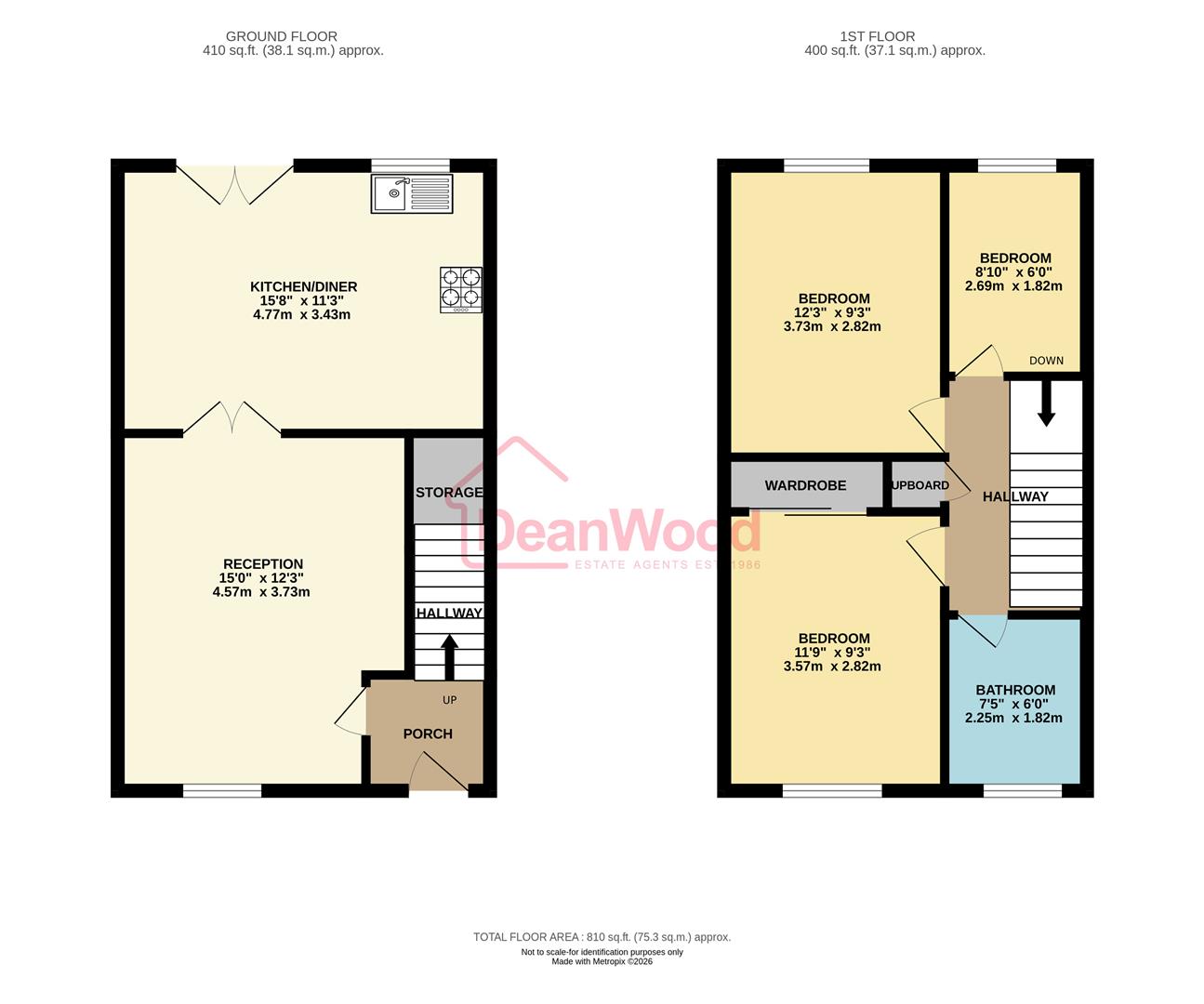 Floorplan — 26 Hillberry Heights, Douglas, Isle of Man.