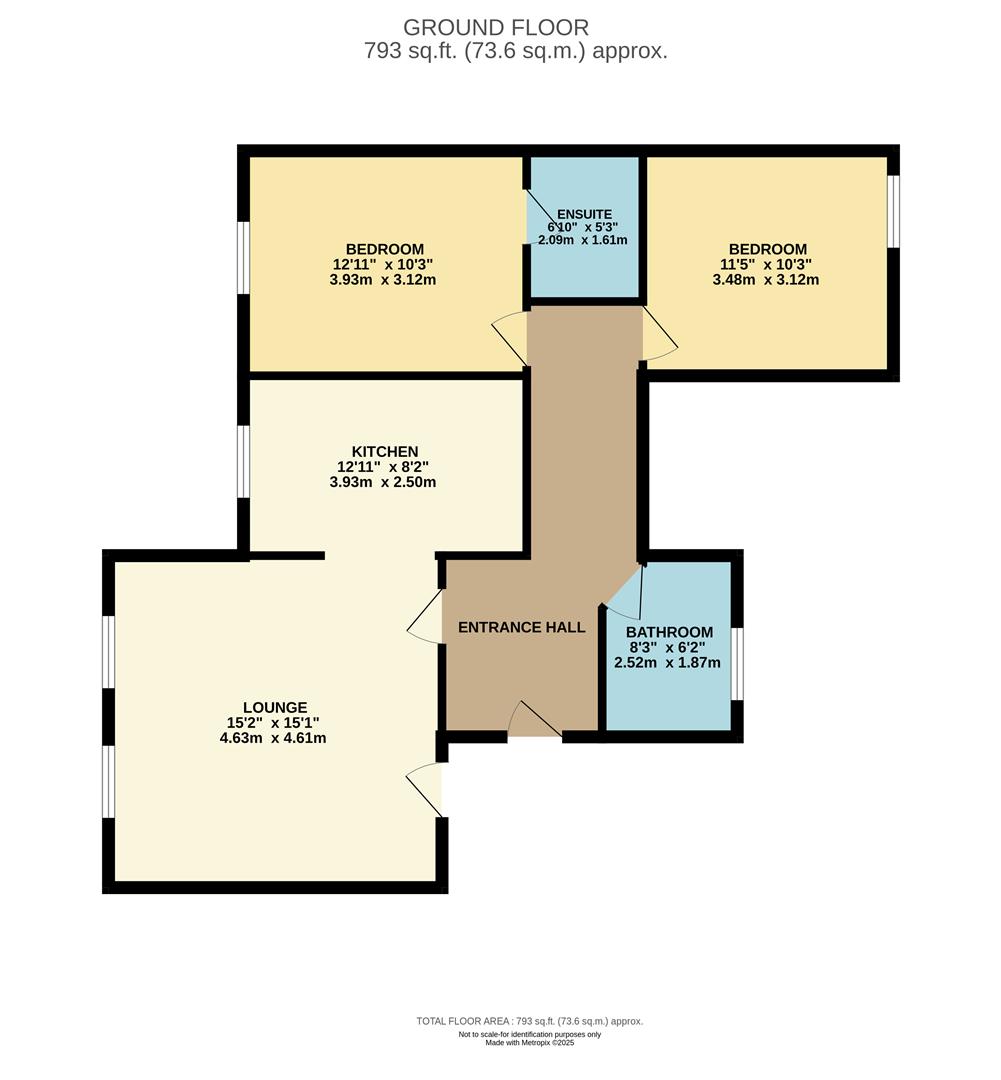 Floorplan — Beechwood Apartments, Empire Terrace, Douglas, Isle Of Man.