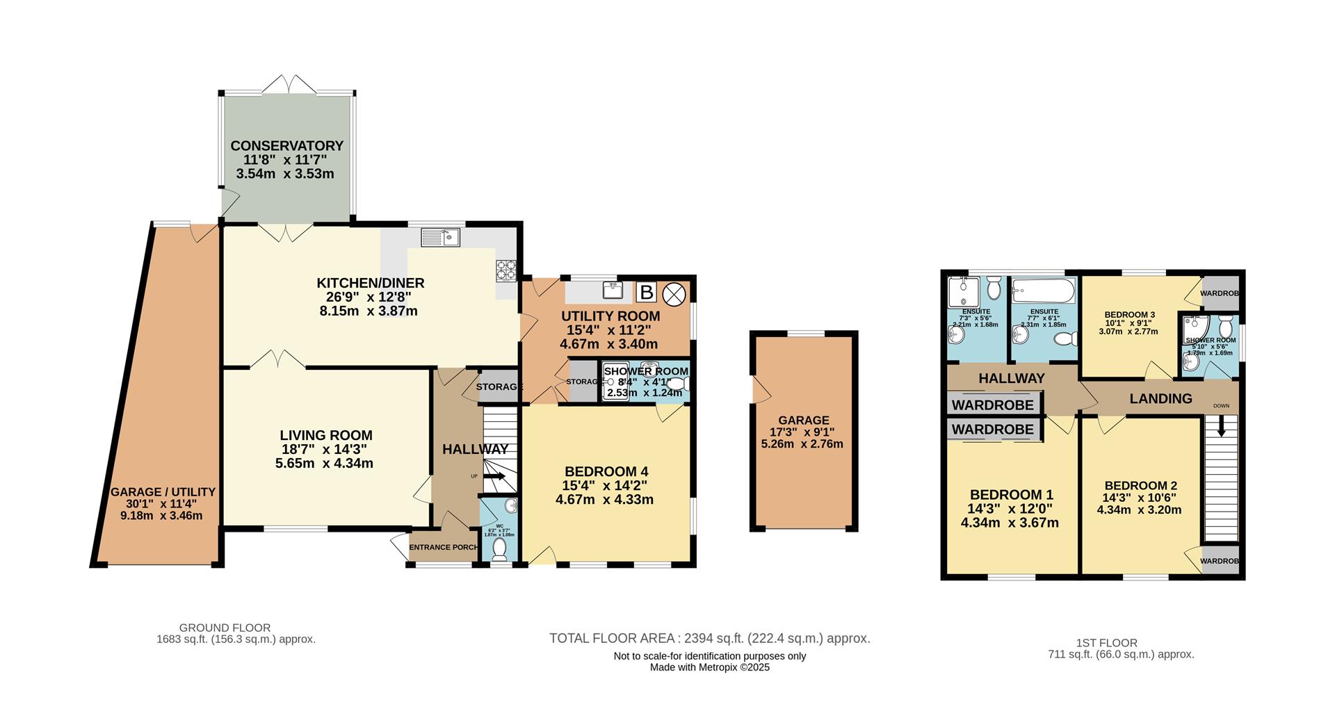 Floorplan — The Spinney, Shore Road, Castletown, Isle Of Man.
