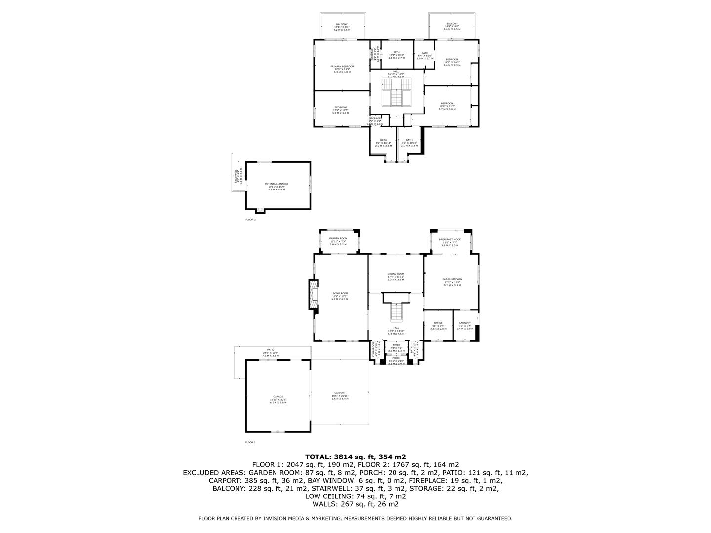 Floorplan — Marown Manor, Main Road, Glen Vine.