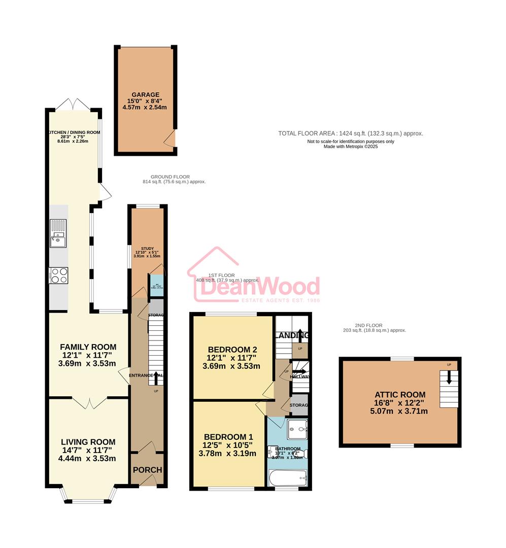 Floorplan — 6 Victoria Avenue, Onchan, Isle Of Man.
