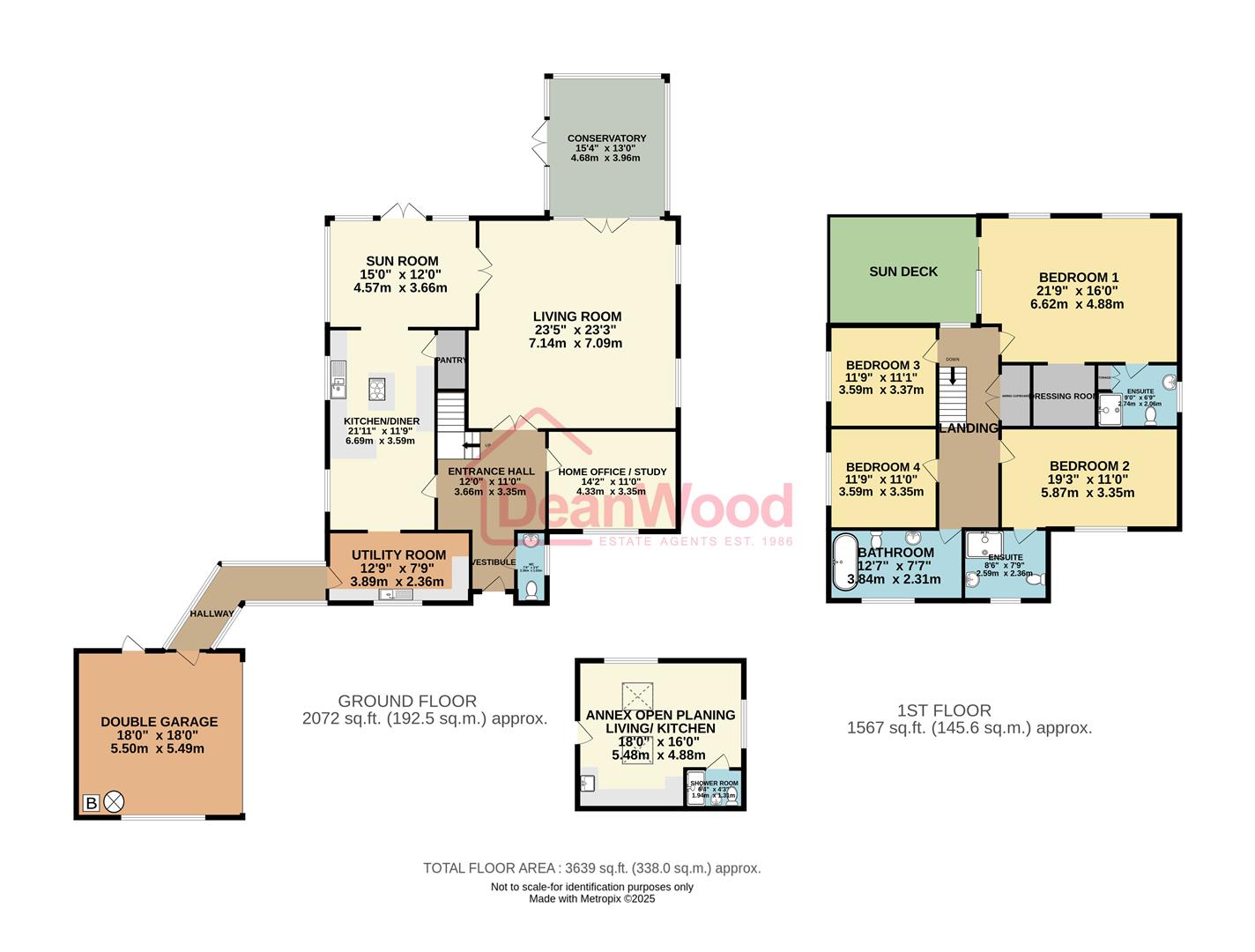 Floorplan — Woodlands, Belmont Hill, Douglas, Isle Of Man.