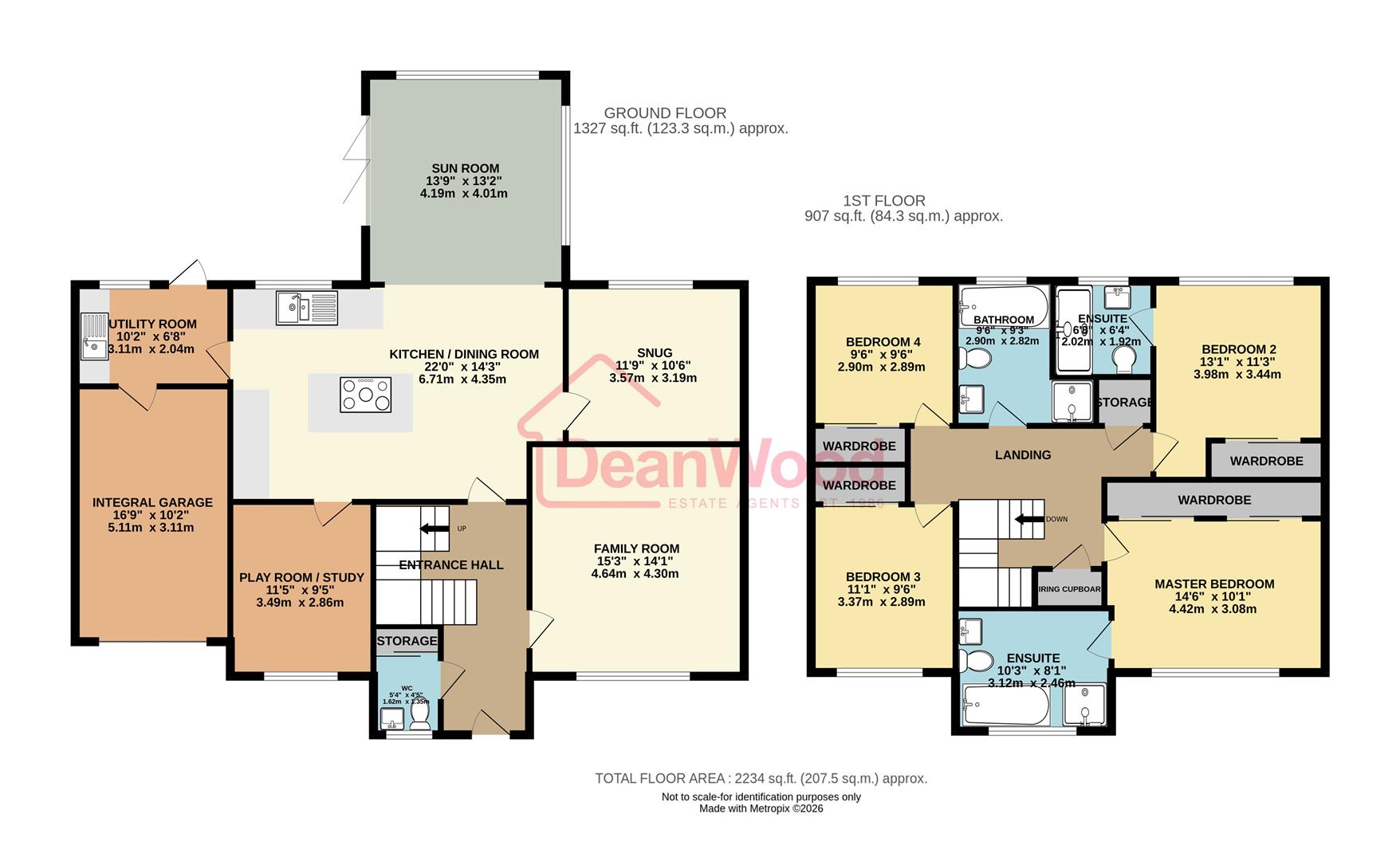Floorplan — 12 Carnane Lane, Port Erin, Isle of Man.