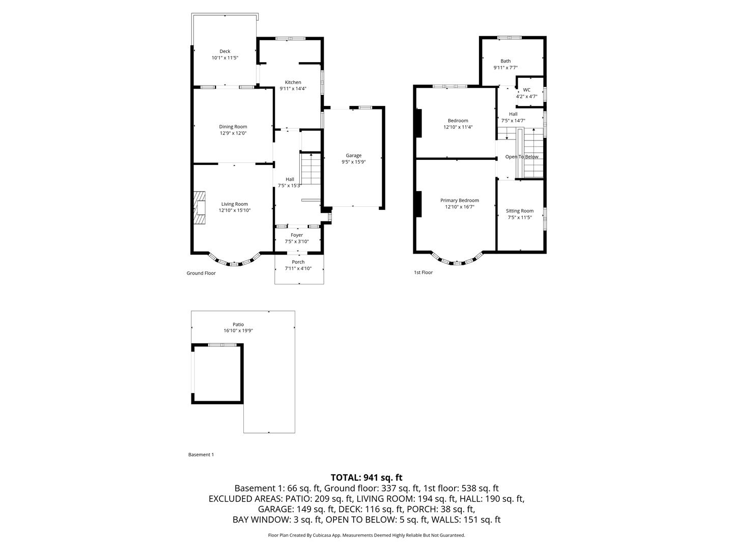 Floorplan — 20 Governors Road, Onchan.
