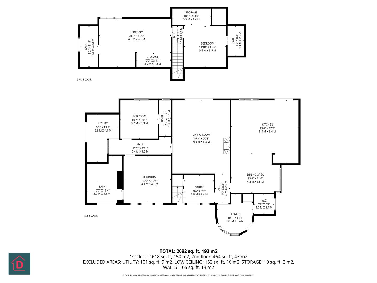Floorplan — Burn Brae, Main Road, Glen Vine, Isle Of Man.