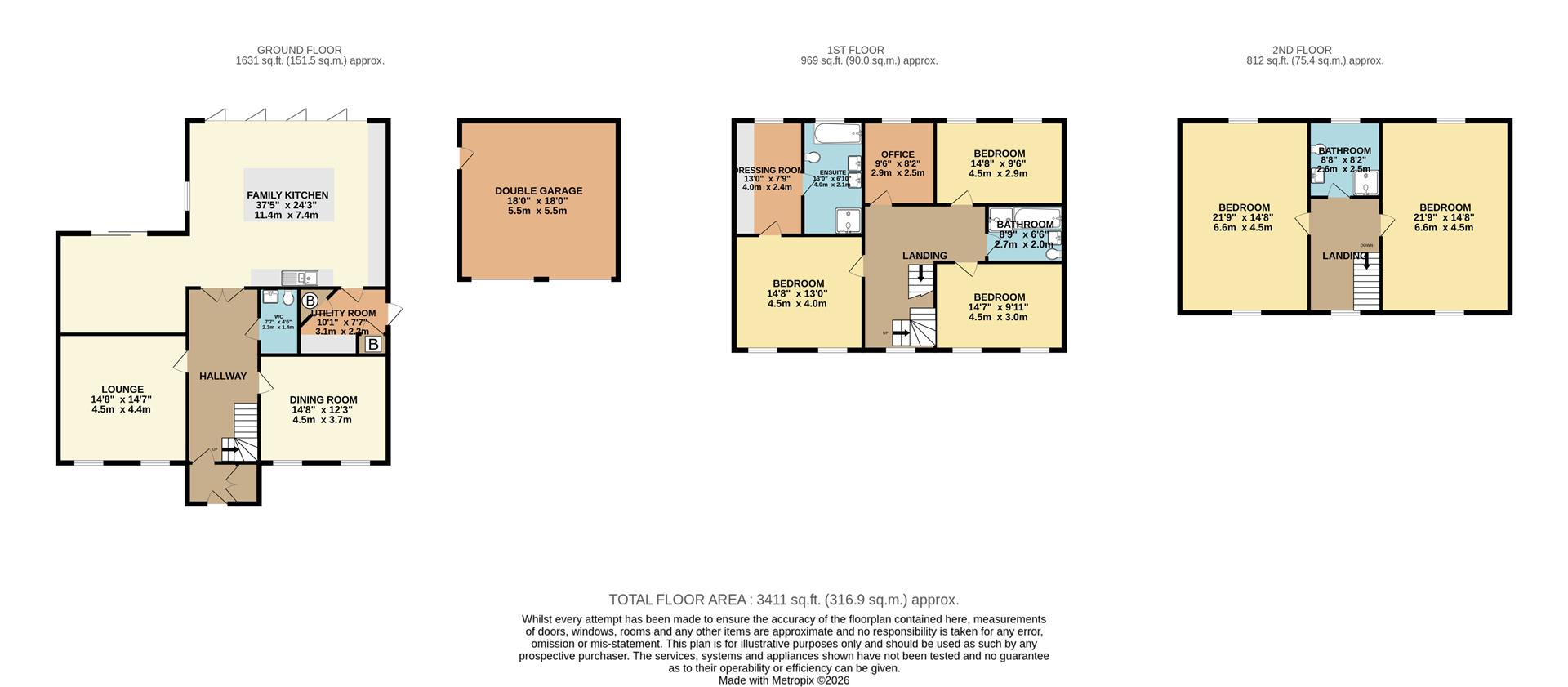 Floorplan — 1, Sunnybank, West Baldwin, Union Mills.