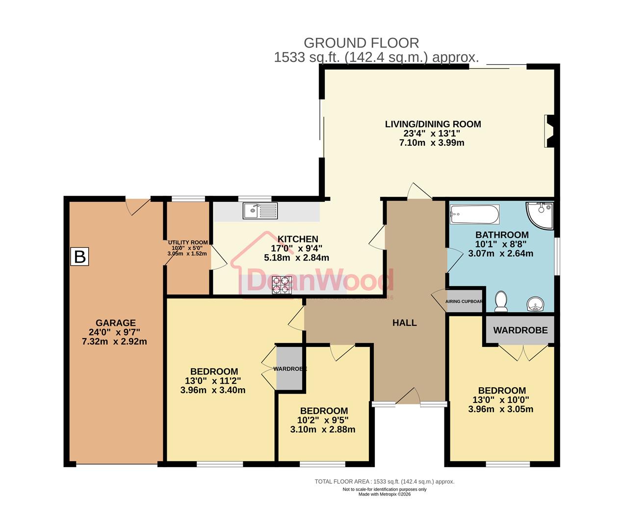 Floorplan — 30 The Meadows, Kirk Michael, Isle Of Man.