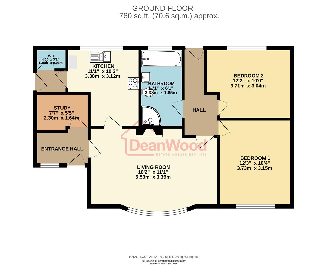 Floorplan — 4 Scott Close Groudle, Onchan, Isle Of Man.