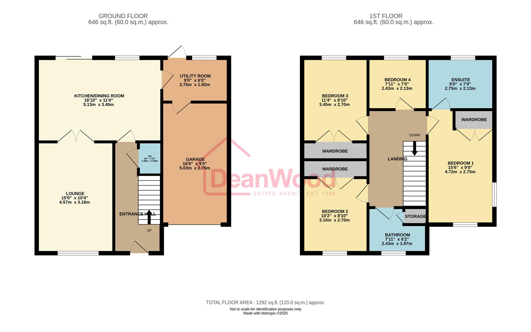 Floorplan — 20, Hillcroft Rise, Douglas, Isle Of Man.