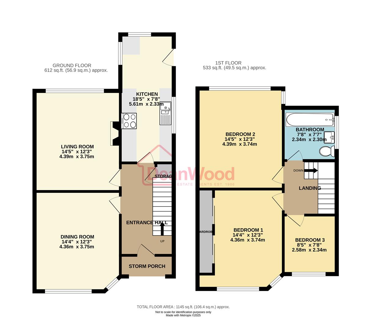 Floorplan — 20 St. Catherines Drive, Douglas.