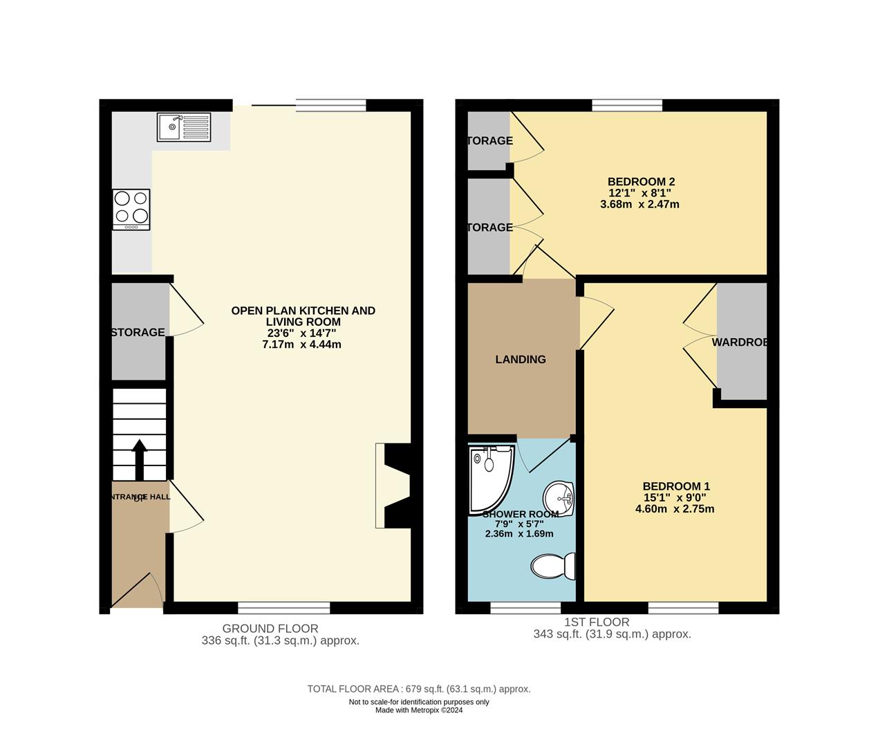 Floorplan — Mole End, Arbory Road, Castletown.