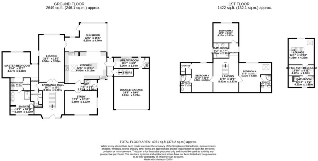 Floorplan — Dhoor School House, Andreas Road, The Dhoor, Lezayre.