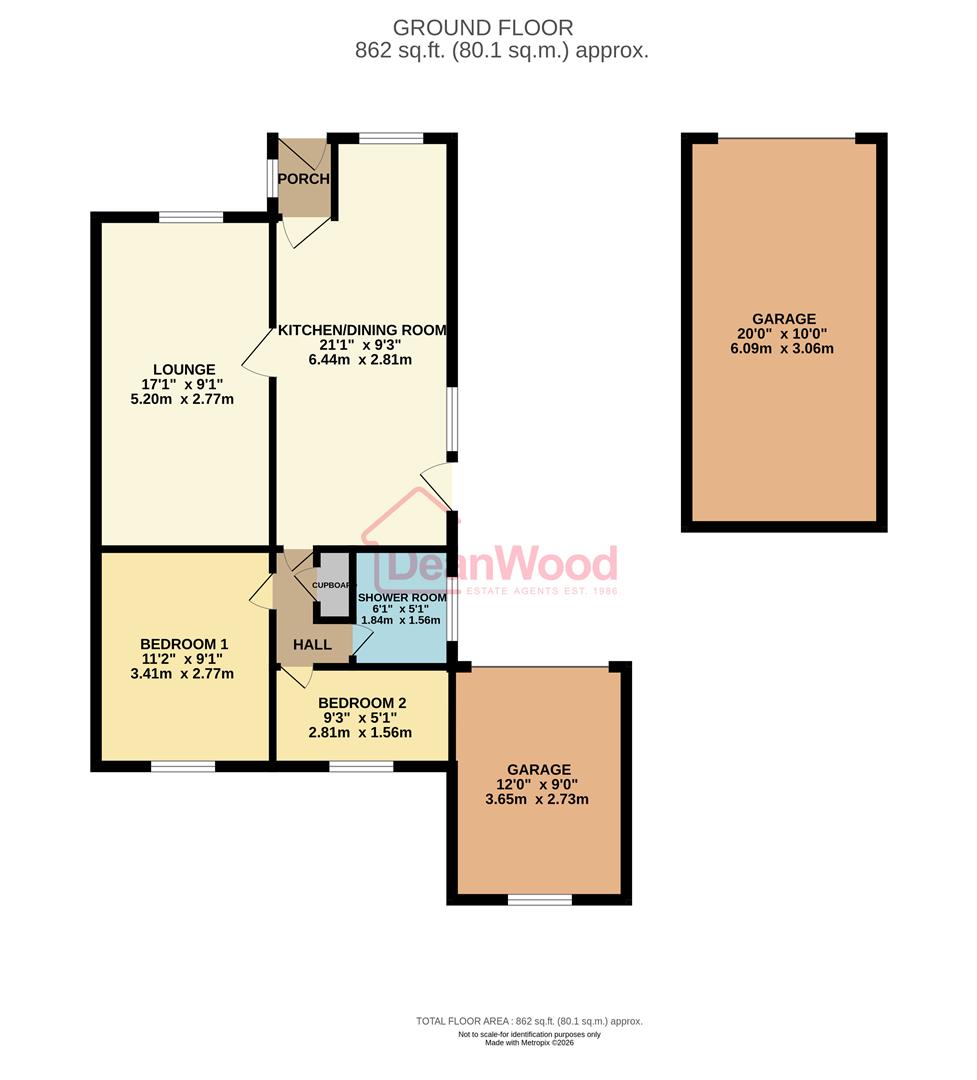 Floorplan — 17 Julian Road, Douglas.