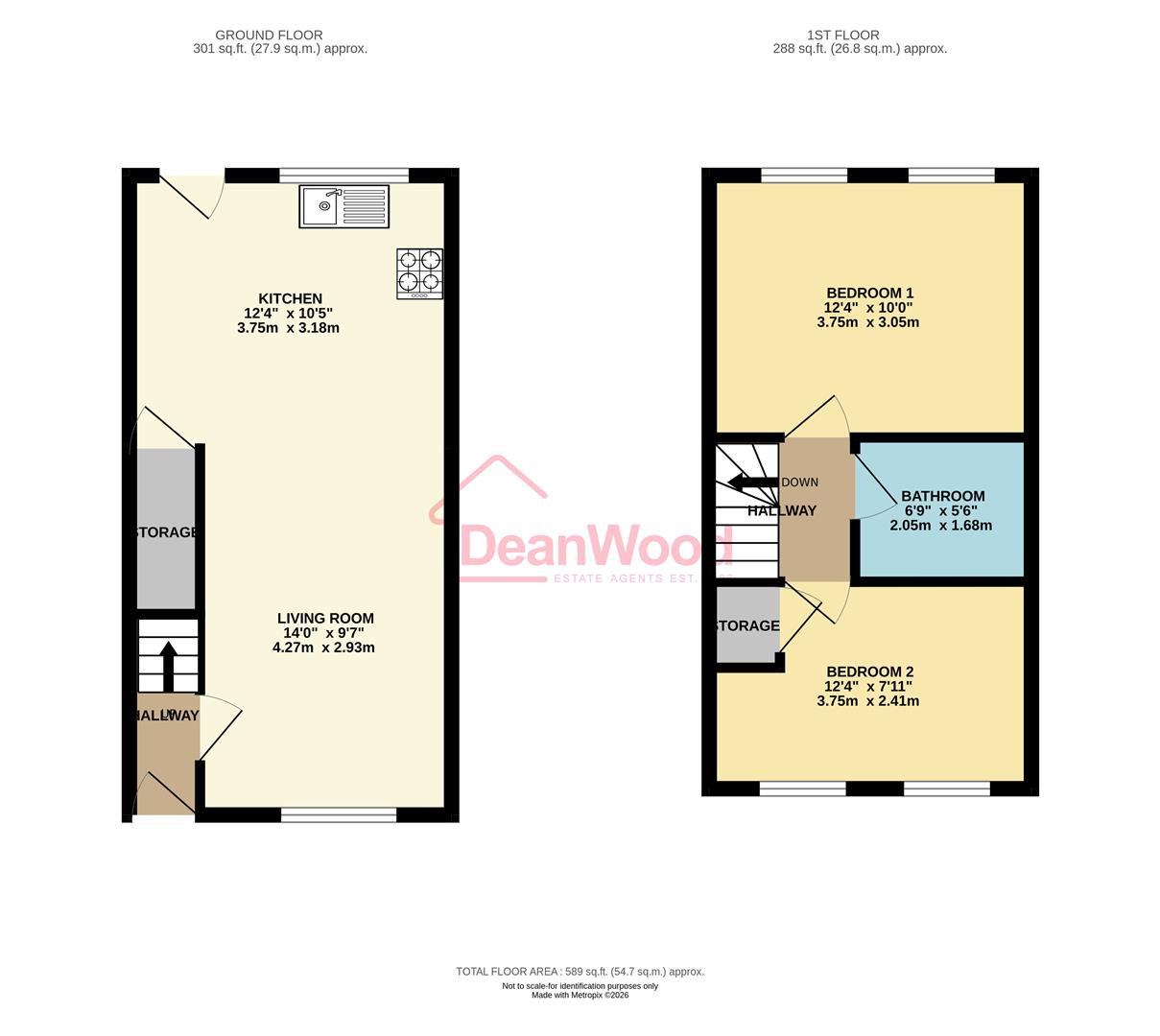 Floorplan — 2 Summerhill Grove, Douglas, Isle of Man.