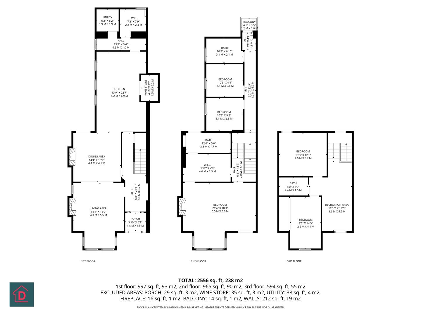 Floorplan — 4, The Promenade, Castletown, Isle of Man.
