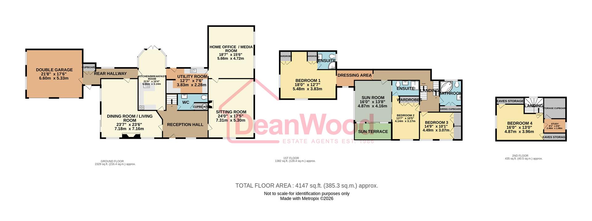 Floorplan — Burnbrae, Ballakilpheric, Colby, Isle Of Man.