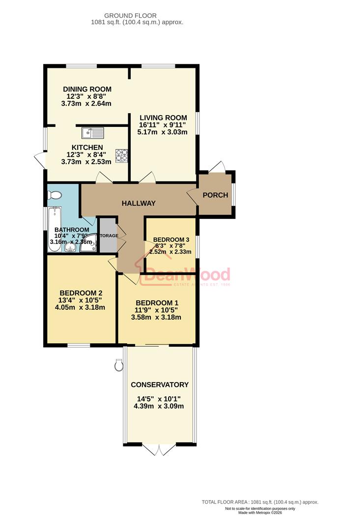 Floorplan — 12 Harcroft Avenue, Douglas.