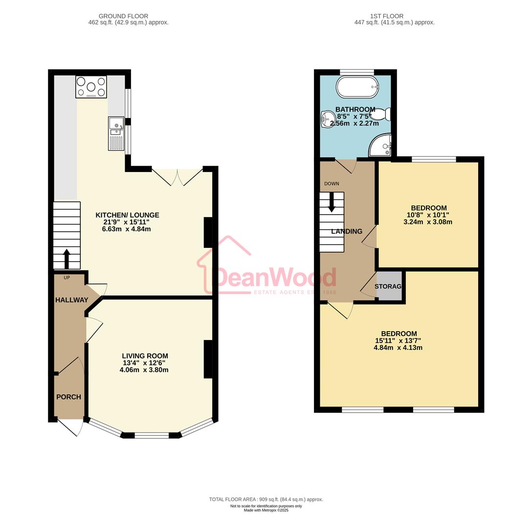 Floorplan — 21 Victoria Avenue, Onchan.