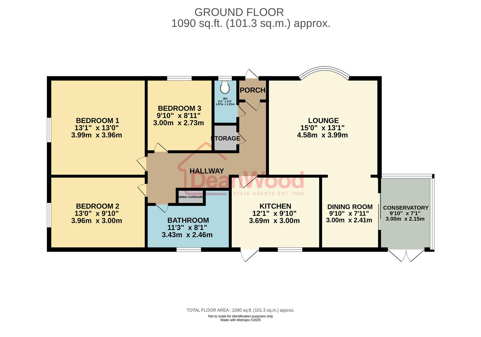 Floorplan — 30 Furman Close, Onchan.