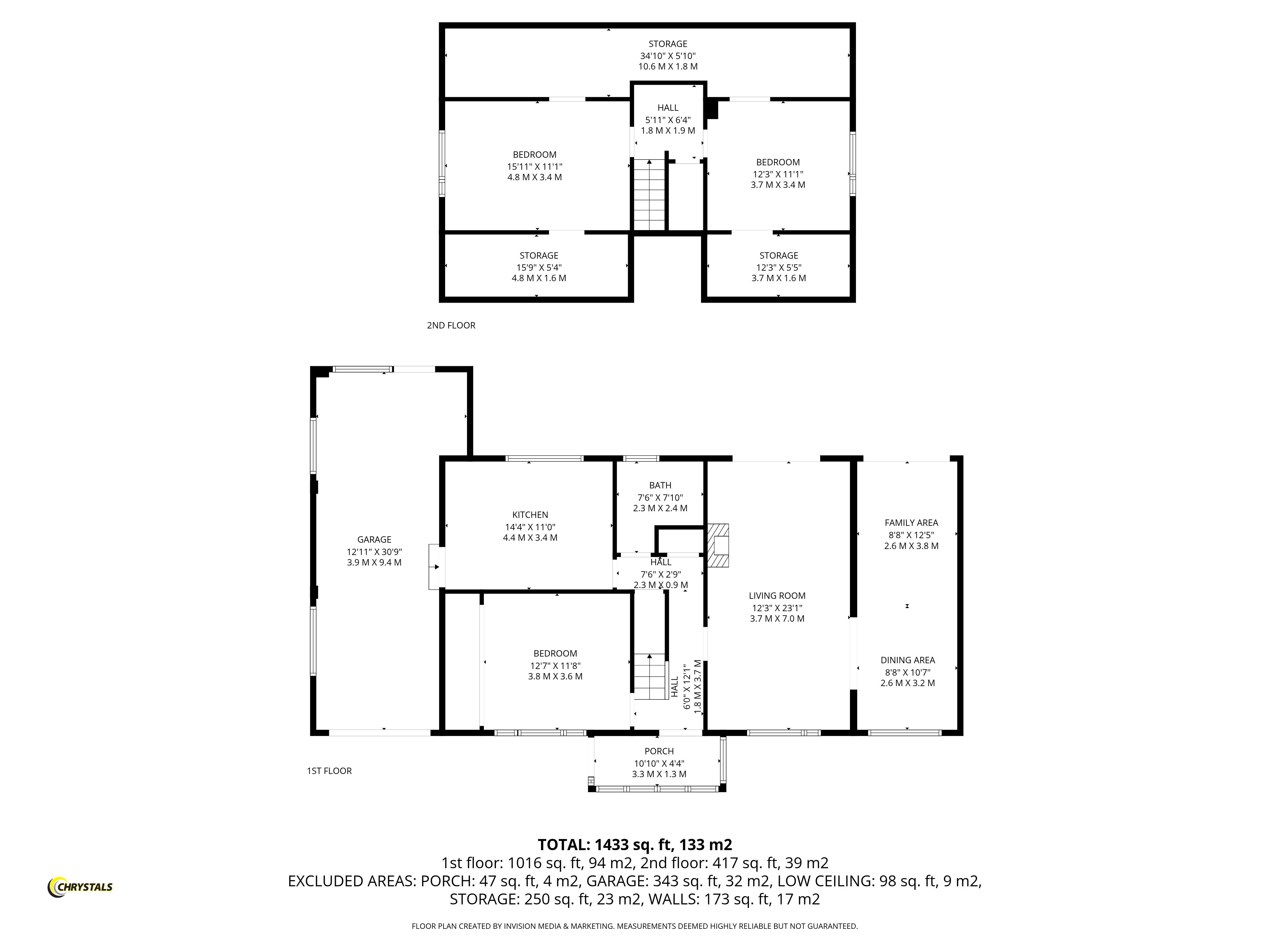Floorplan — 1 Cronk Avenue, Onchan IM3 3DG.
