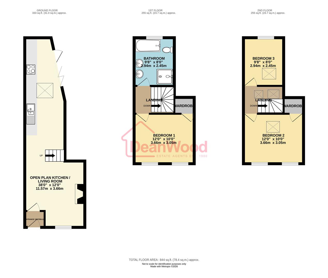 Floorplan — 53 Malew Street, Castletown, Isle of Man.