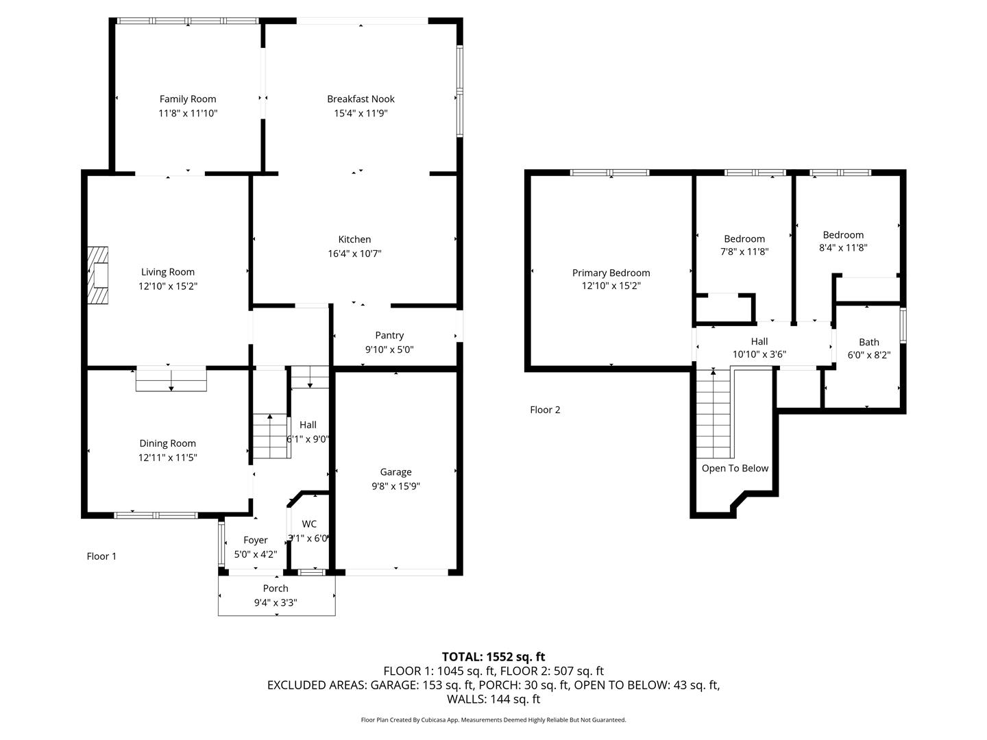 Floorplan — The Oaks, 23 Ballaquark, Douglas.