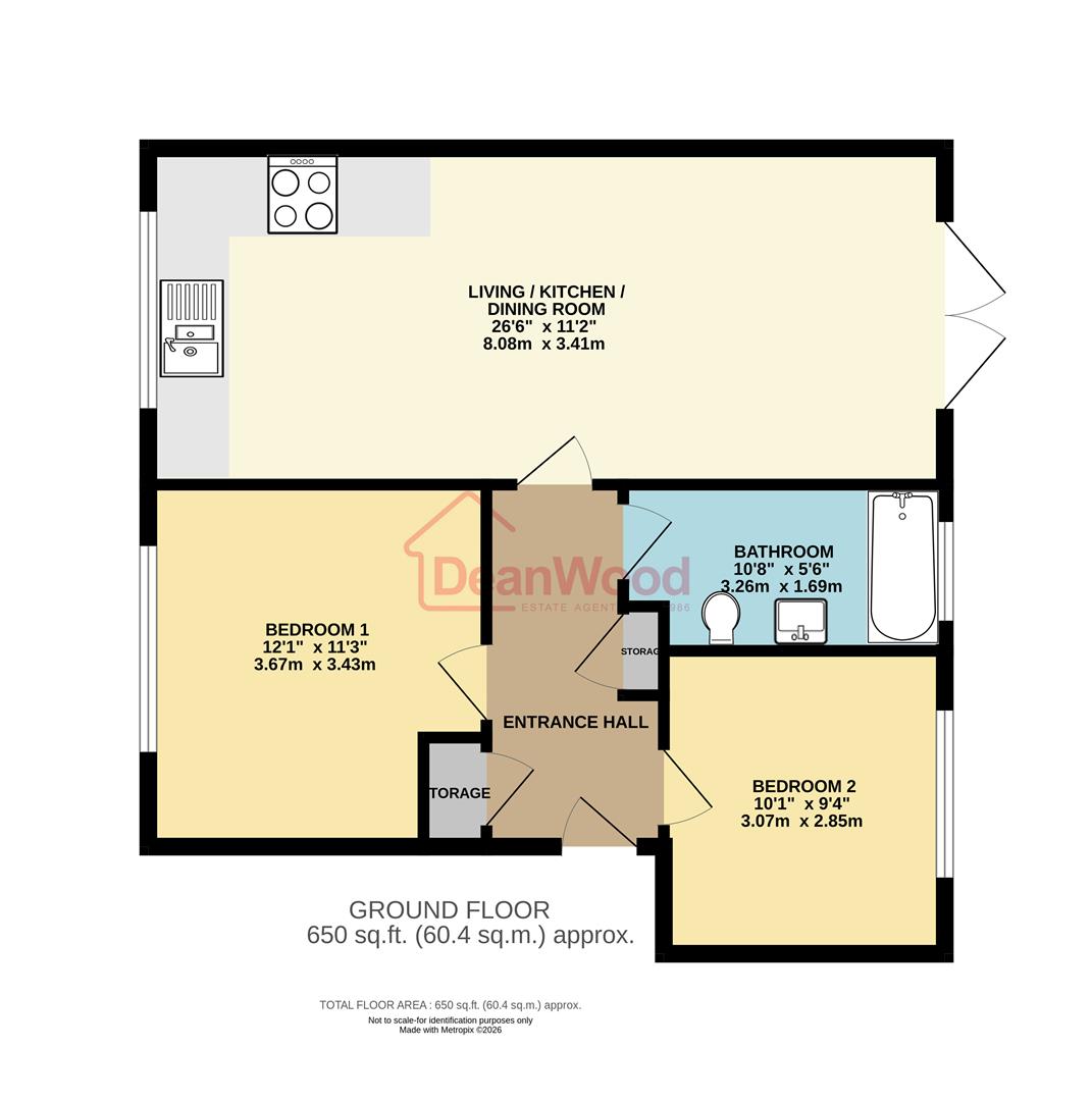 Floorplan — 1 Close Beg, Ballawattleworth Estate, Peel, Isle Of Man.