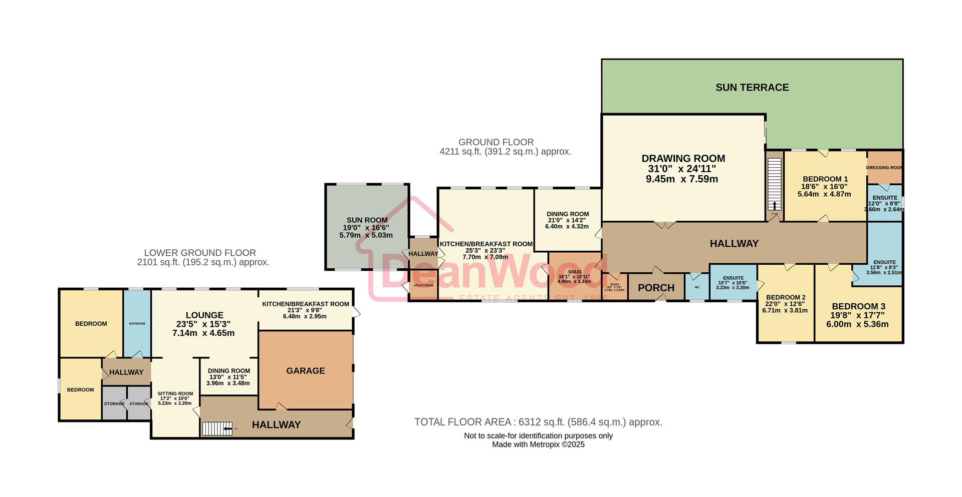 Floorplan — Pleasant View, Lezayre Road, Ramsey.