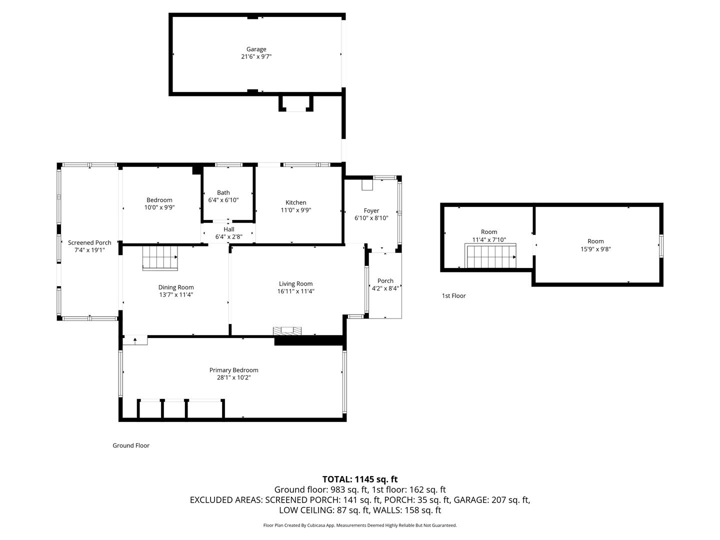 Floorplan — Elstan, Ballagale Close, Port Erin, Isle of Man.