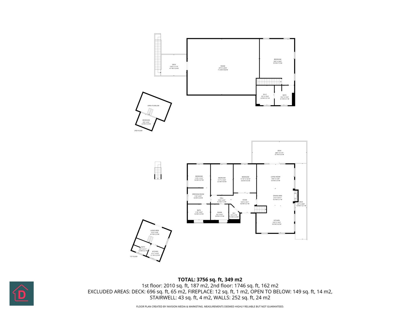 Floorplan — Cedar Bank, Ballajora Hill, Maughold, Isle Of Man, Bride.