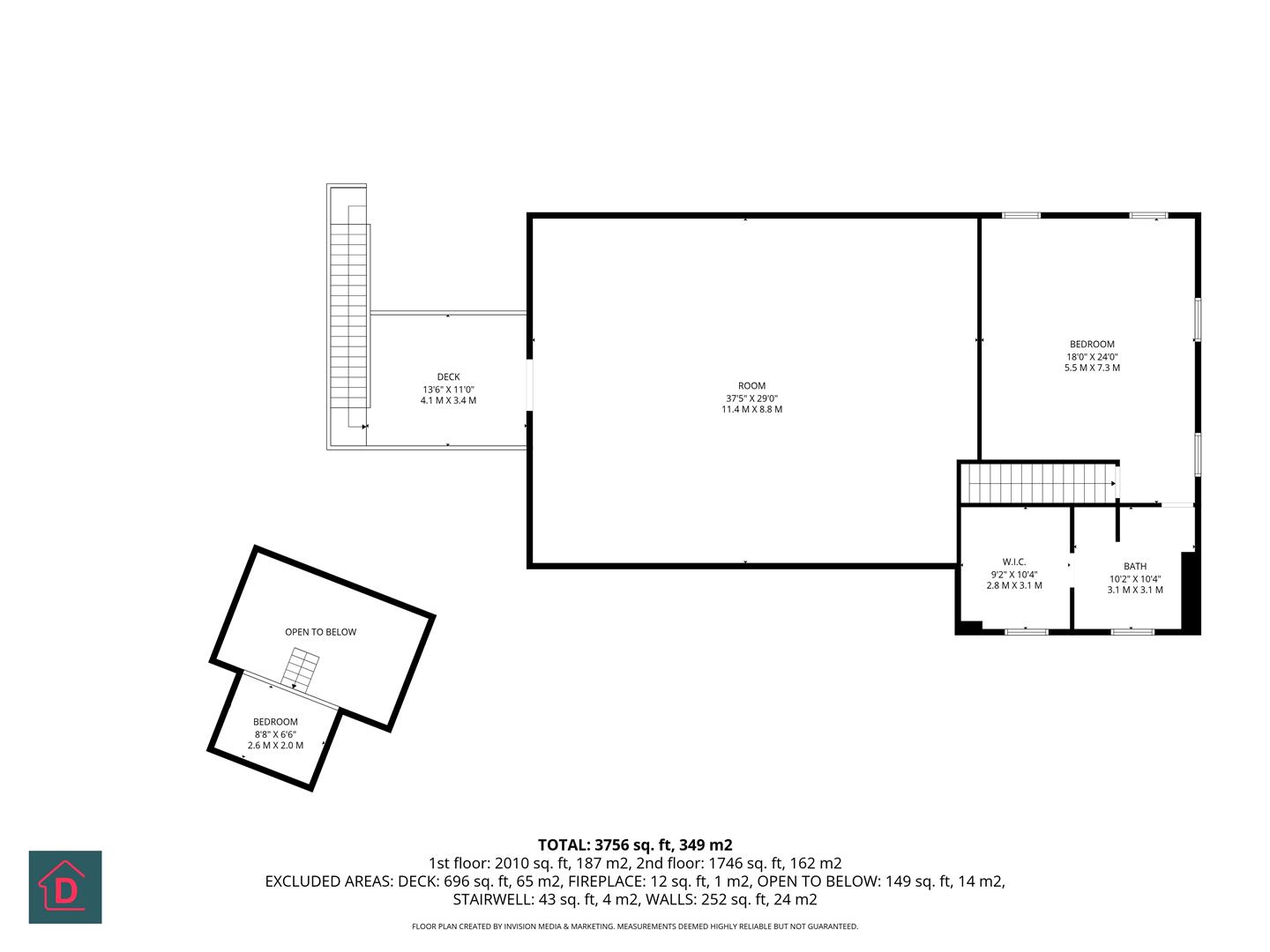Floorplan — Cedar Bank, Ballajora Hill, Maughold, Isle Of Man, Bride. — Plan 3 of 3