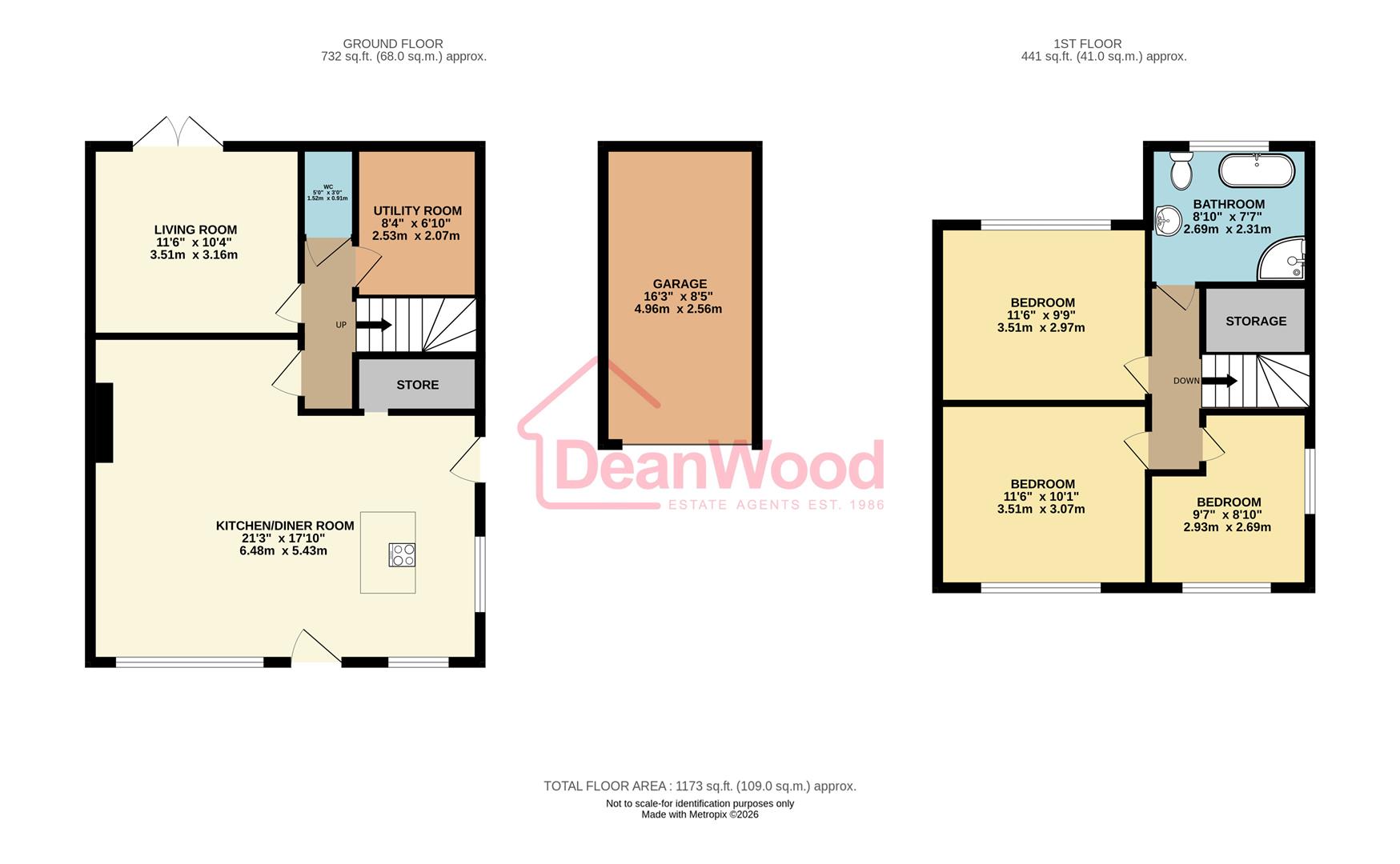 Floorplan — 3 Birchleigh Close, Onchan.
