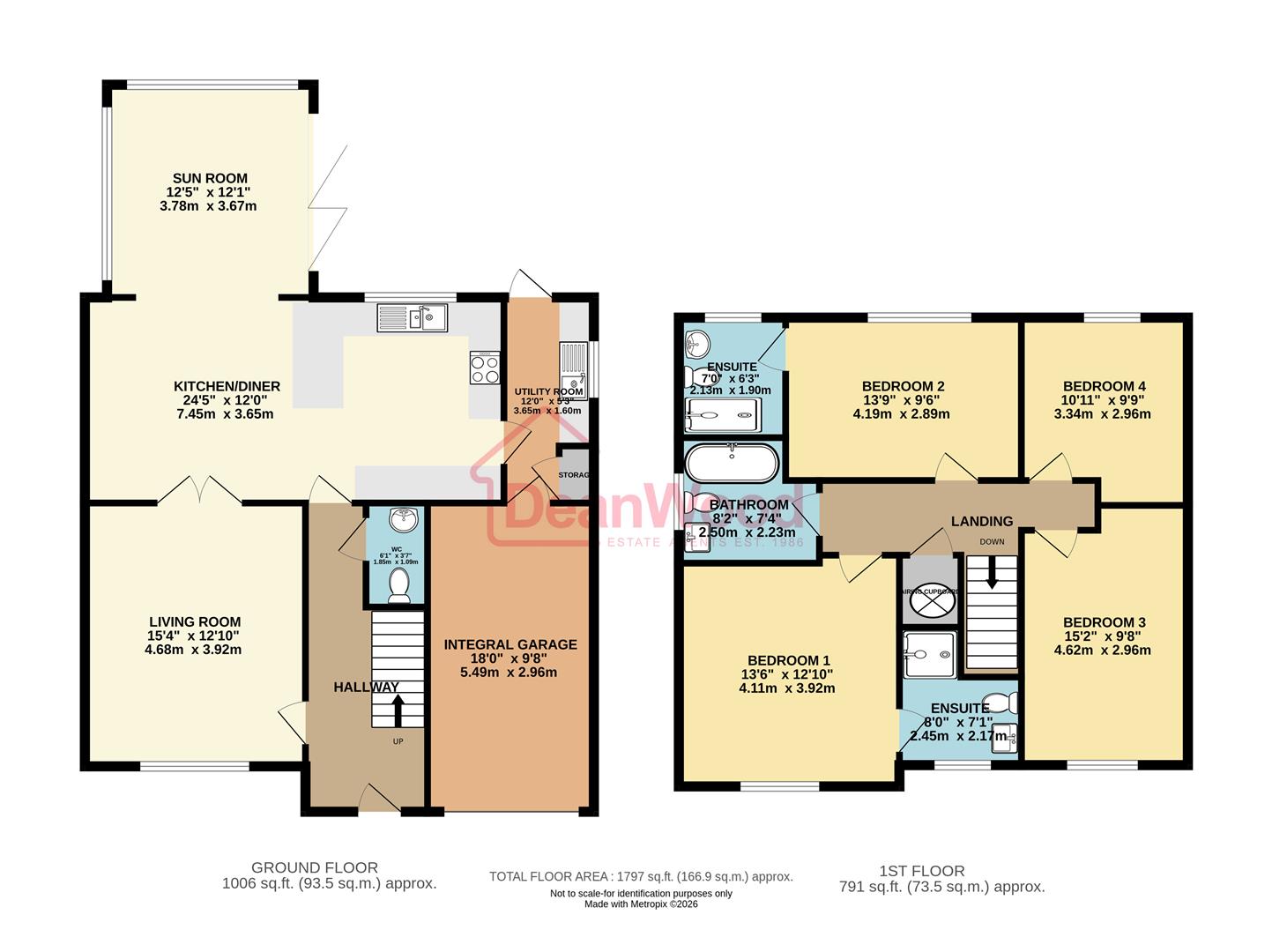 Floorplan — 29, Mylchreest Drive, Reayrt Mie, Ballasalla, Isle of Man.