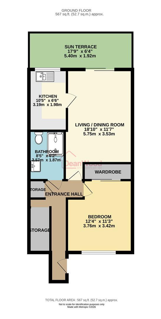 Floorplan — 57 Saddle Mews, Douglas, Isle of Man.