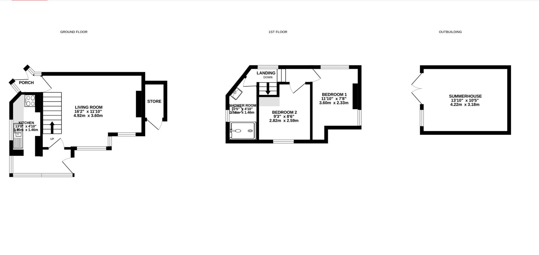 Floorplan — Meadow Bank, Baldrine Hill, Baldrine.