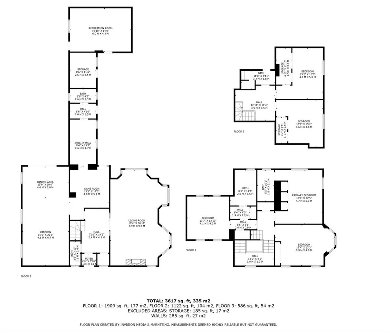 Floorplan — St Aubyn, Selbourne Drive, Douglas.