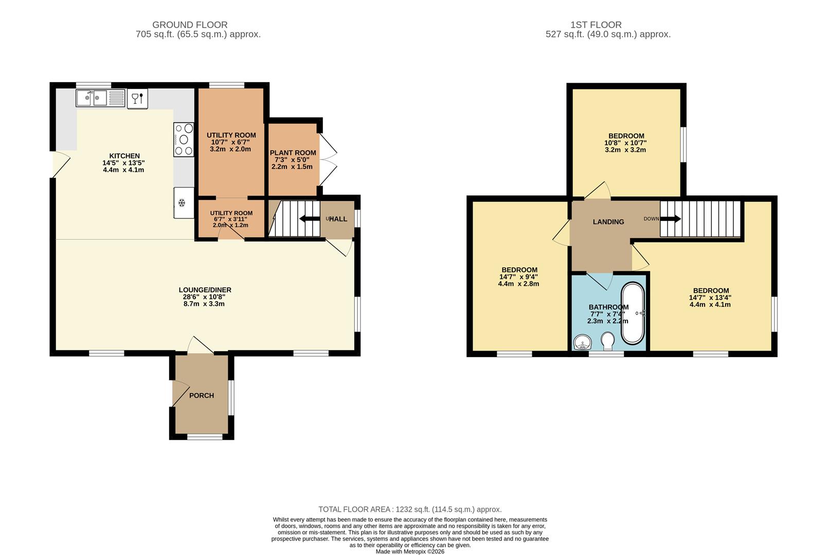 Floorplan — Ballabenna, Lhoobs Road, Foxdale, Isle Of Man.