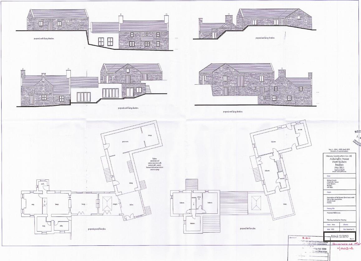 Floorplan — Ballabenna, Lhoobs Road, Foxdale, Isle Of Man. — Plan 2 of 2