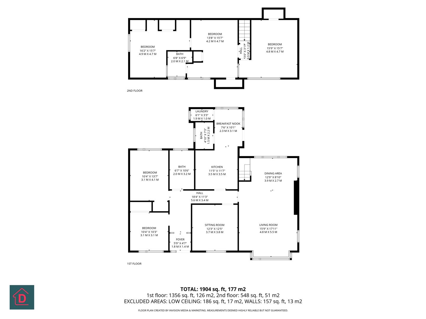Floorplan — Erins Court, Ballagale Avenue, Port Erin, Isle of Man.