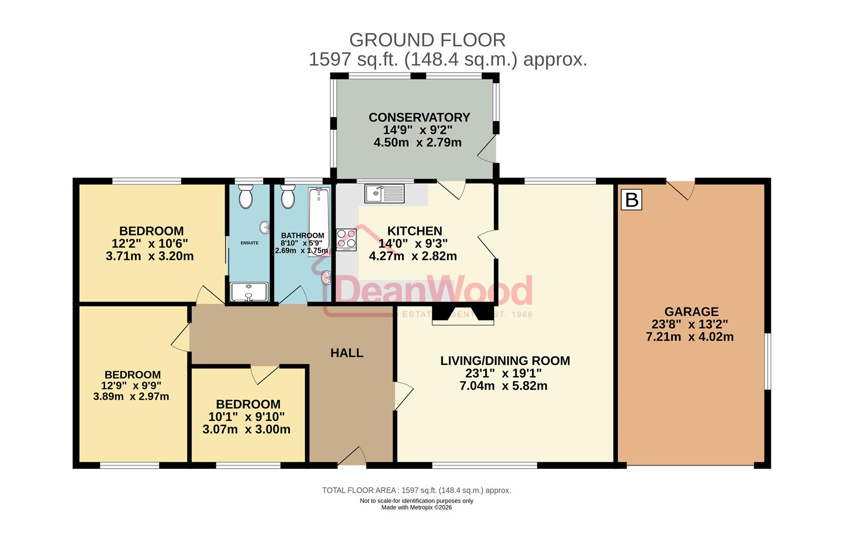 Floorplan — Poppy Fields, Kiondroghad Road, Andreas, Isle Of Man.