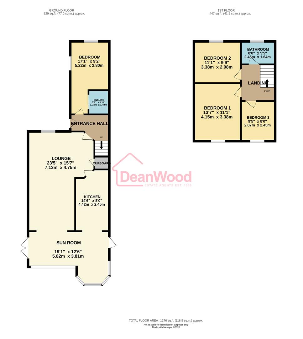 Floorplan — 6 Larch Hill, Douglas.